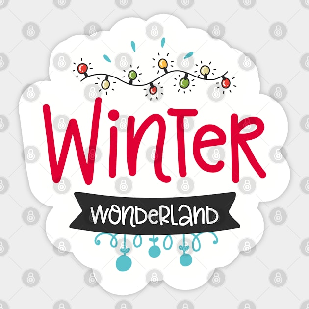 Winter Wonderland Sticker by JoyFabrika